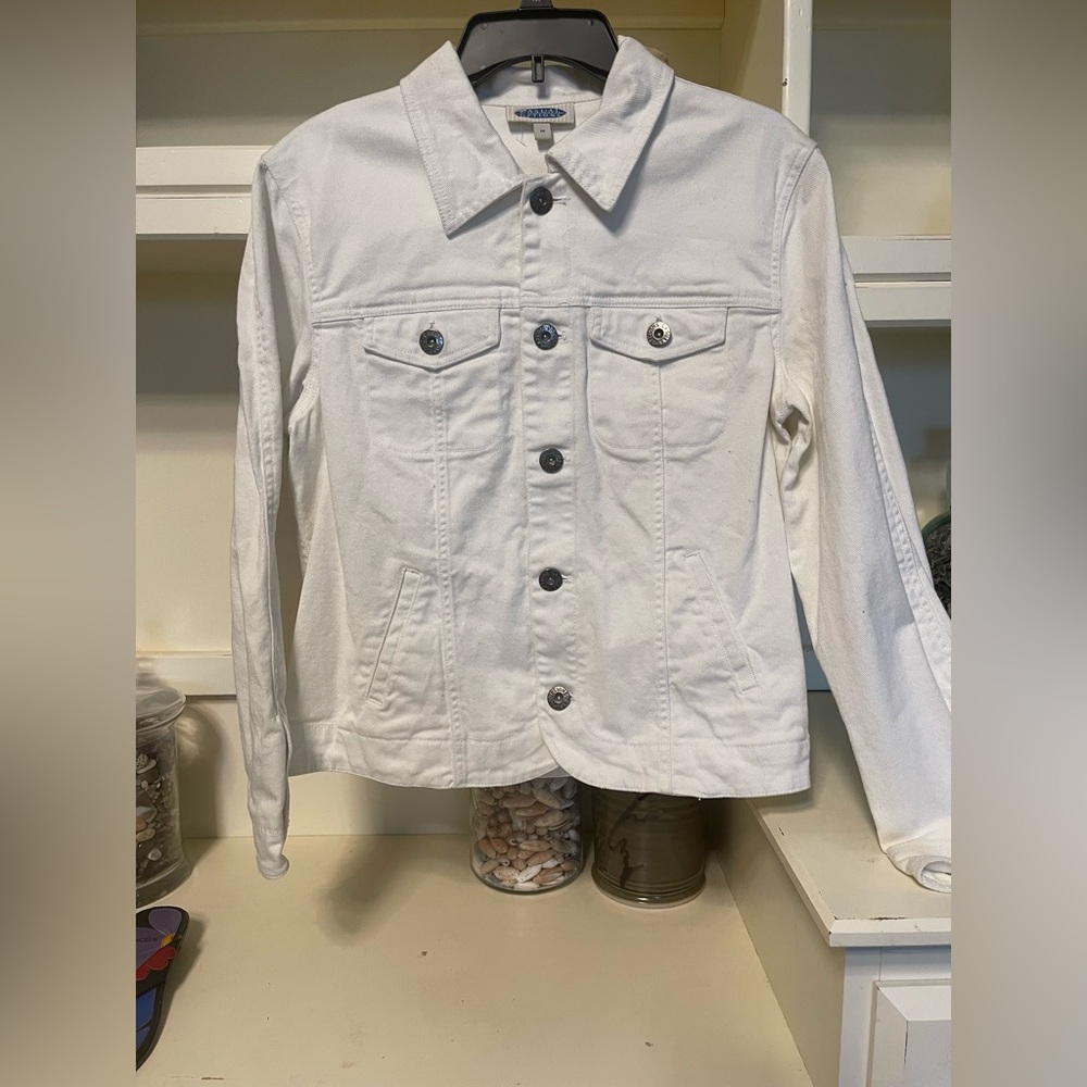 White Jean Jacket